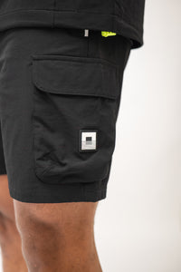 Black Cargo Short Woven Capsule