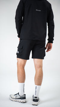 Black Cargo Short Woven Capsule