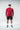 Core ID Quarter-Zip Cherry Red