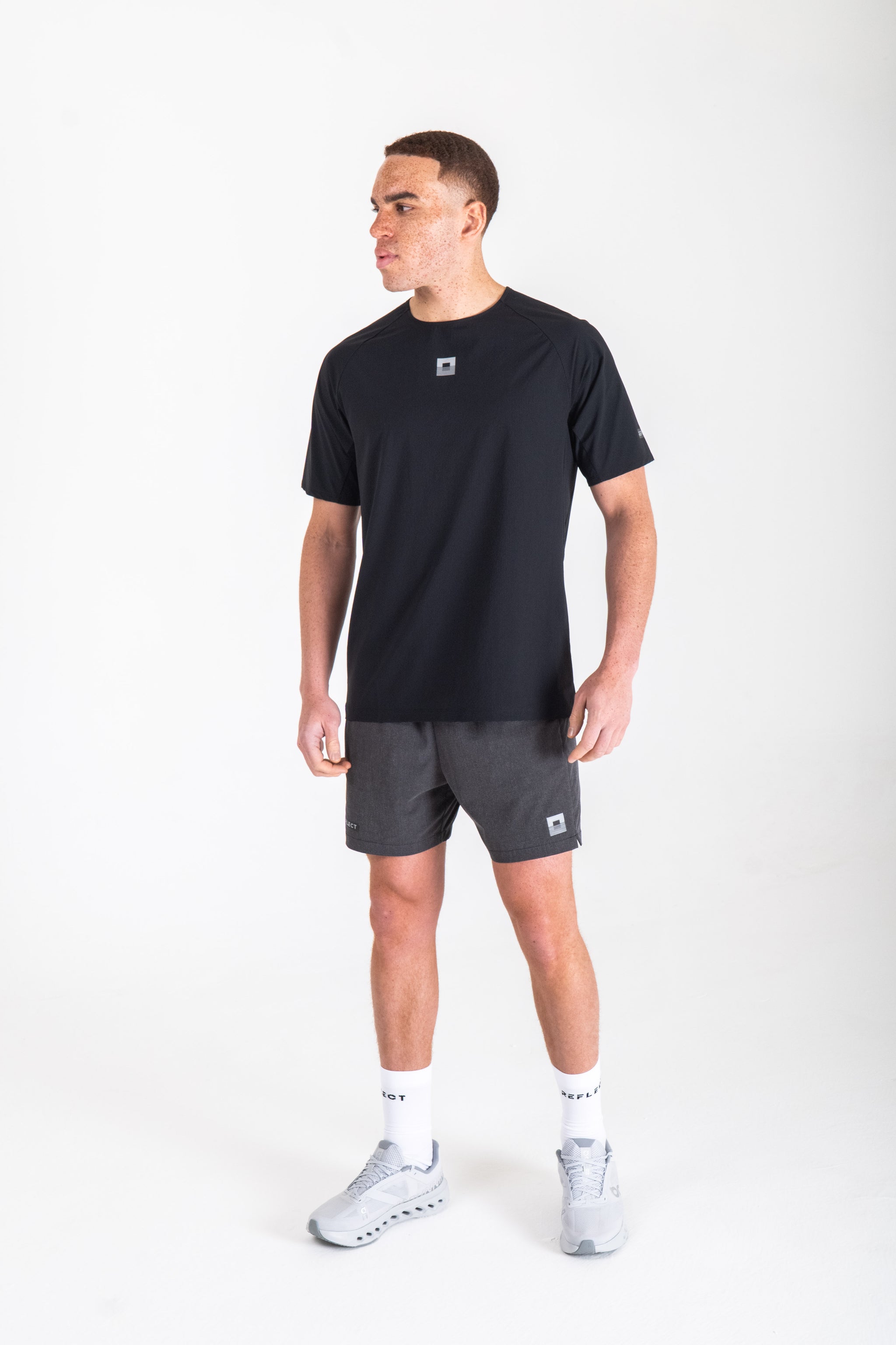 Reflect® Mesh T-Shirt Black — back view