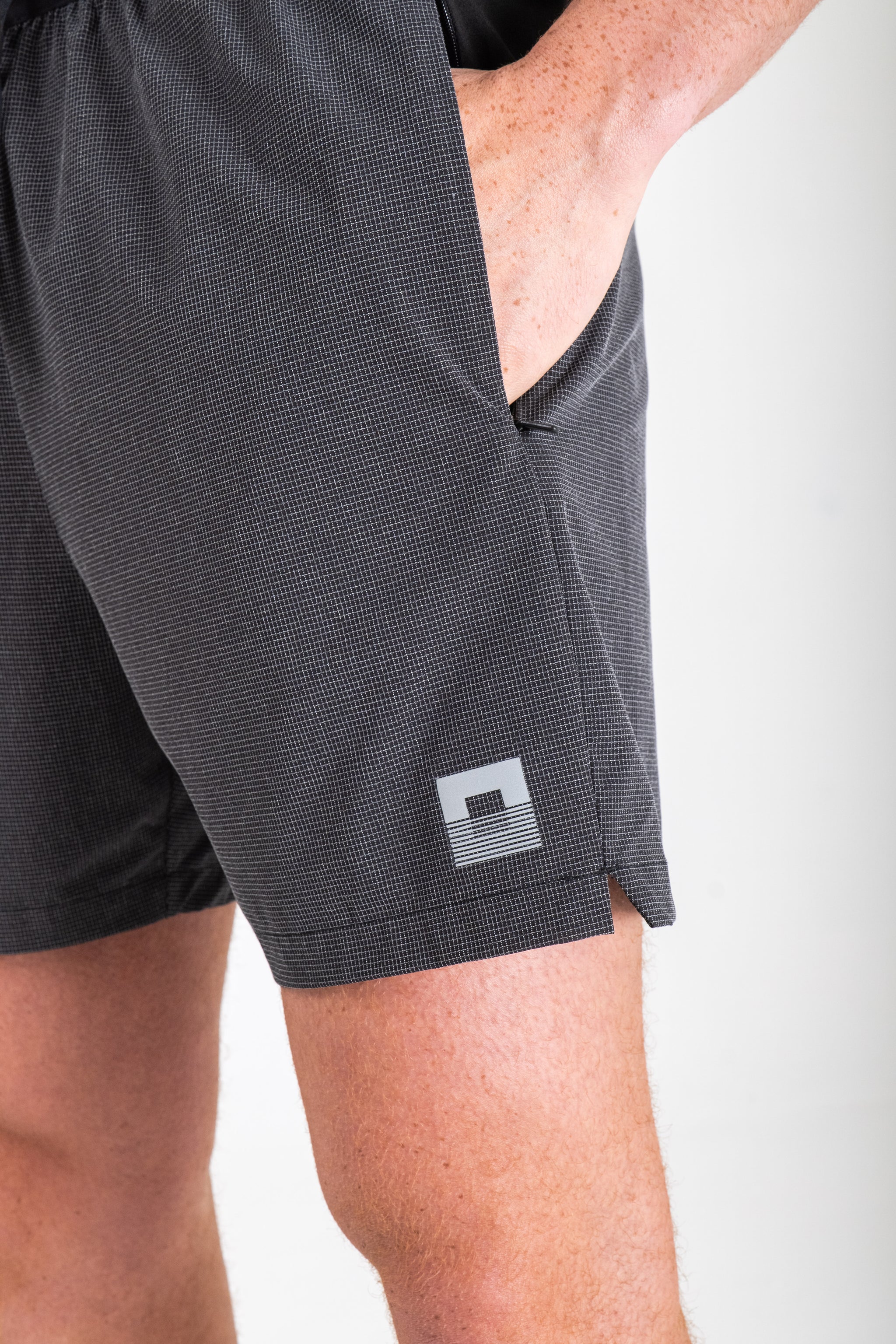 Reflect® Mesh Running Shorts — fabric close-up