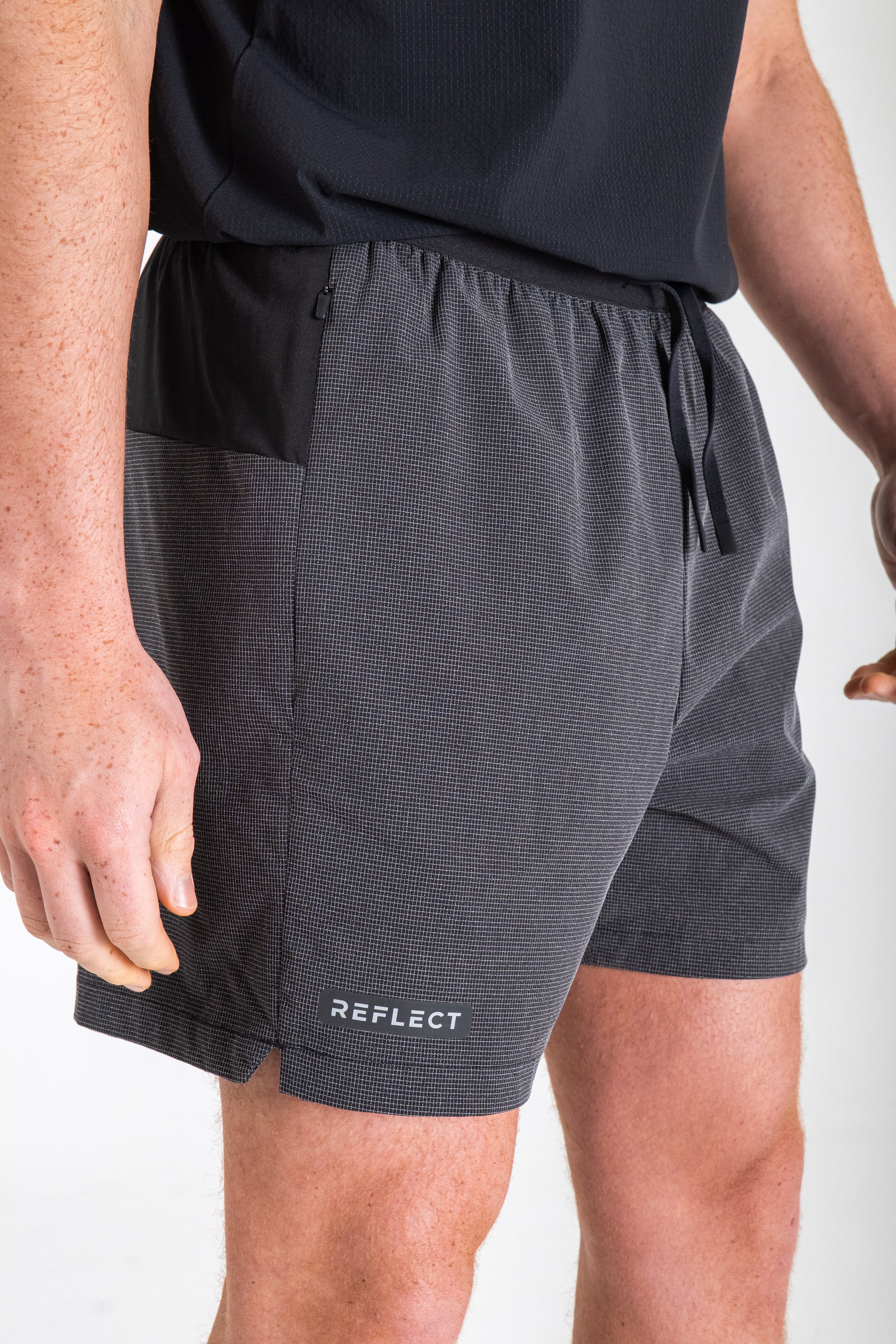 Reflect® Mesh Running Shorts — back view