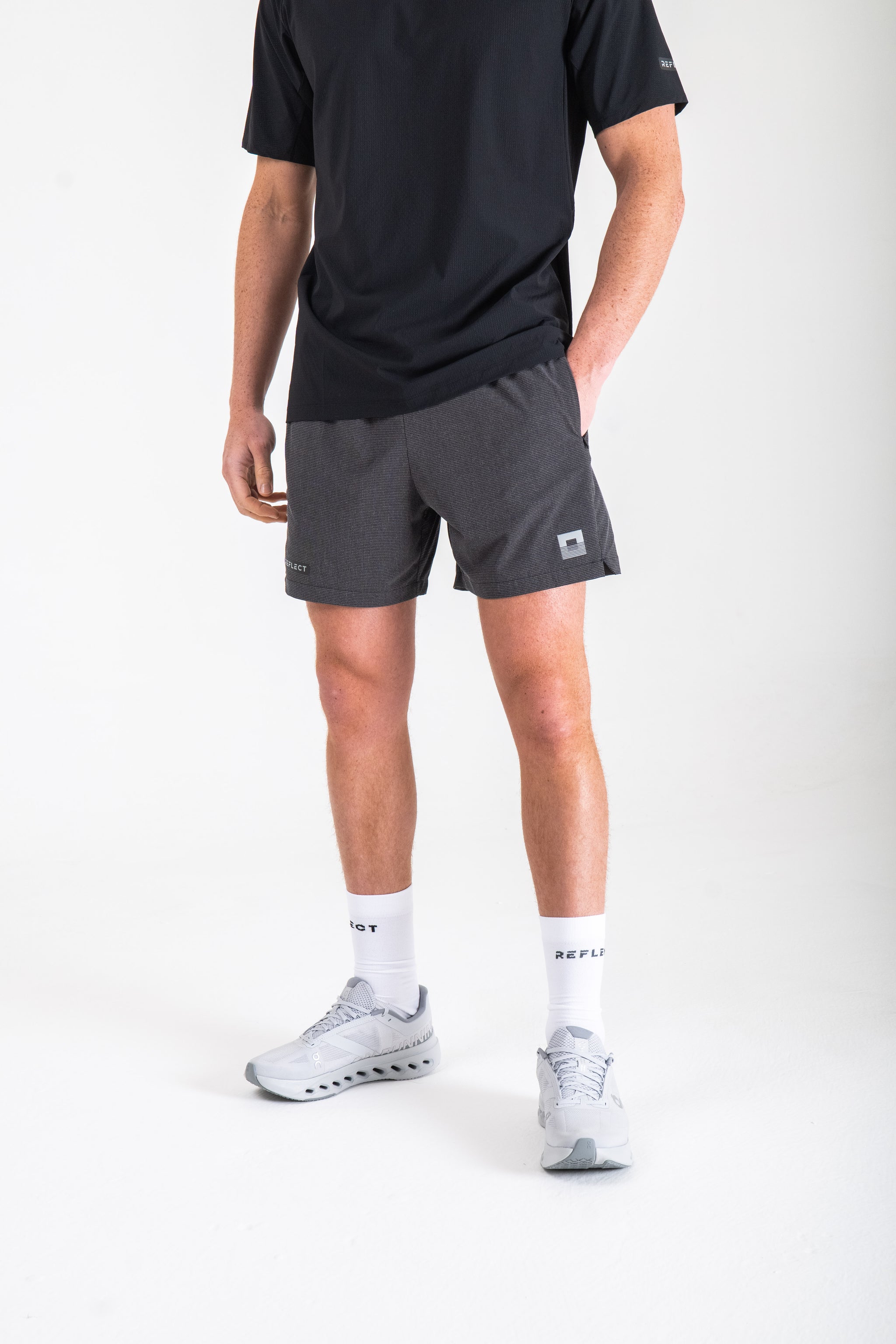 Reflect® Mesh Running Shorts — side view