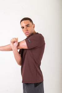 Reflect® Mesh T-Shirt Maroon — side view