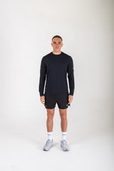 Men's Reflect® Long Sleeve T-Shirt in Navy — front view