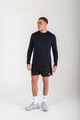 Reflect® Long Sleeve T-Shirt Navy — side view
