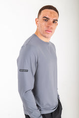 Reflect® Long Sleeve T-Shirt Grey — styling detail