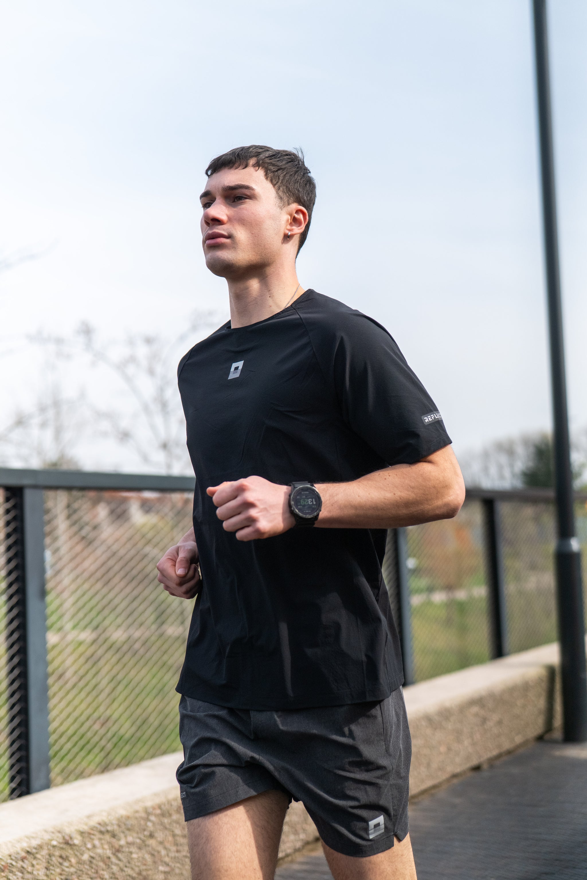 Mesh T-Shirt Black