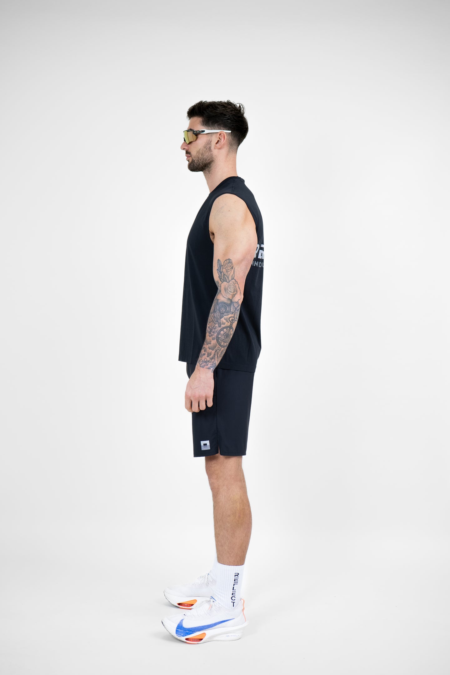 Seamless Black Tank Top