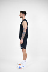 Seamless Black Tank Top