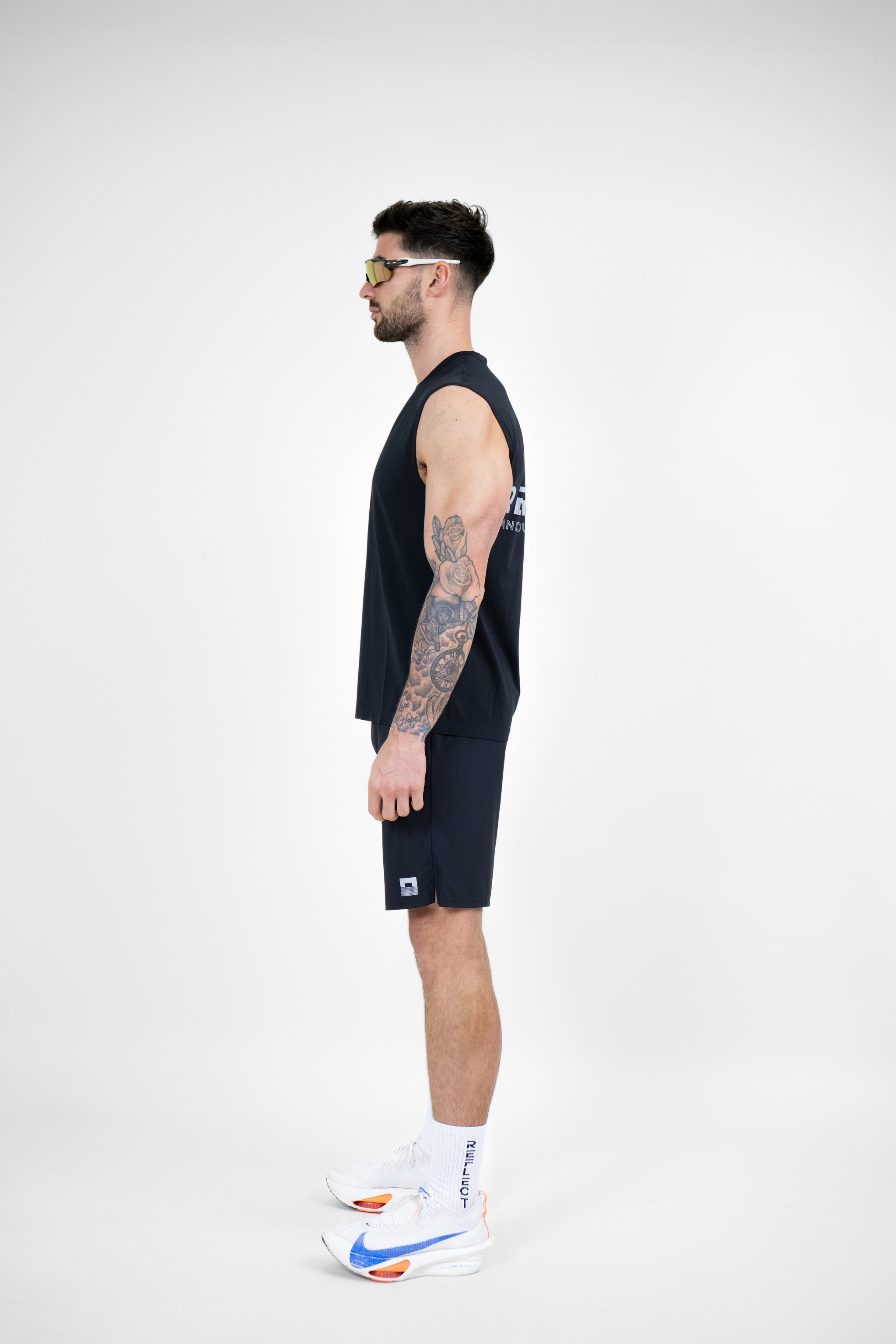 Seamless Black Tank Top